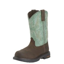 Ariat Boots: Women's 10015405 Composite Toe Waterproof Cowboy Boots -Fashion Clothing Store 10015405 3 4 front