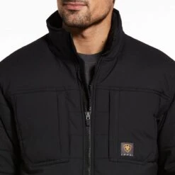 Ariat Rebar Jackets: Men's 10032975 Black Rebar Valiant Ripstop Insulated Jacket 8 Ariat Rebar Jackets: Men's 10032975 Black Rebar Valiant Ripstop Insulated Jacket -Fashion Clothing Store 10032975 02
