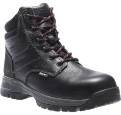 Wolverine Boots: Women's 10181 Black Piper Composite Toe Waterproof Work Boot -Fashion Clothing Store 10181