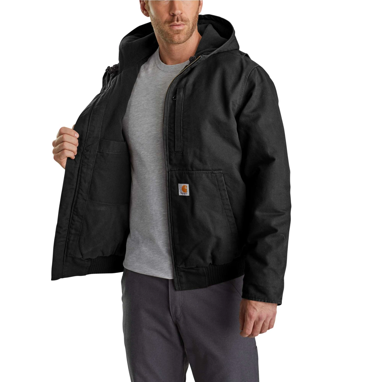 Carhartt Men's Jacket: 103371 001 Black Full Swing Armstrong Active Jacket 4 Carhartt Men's Jacket: 103371 001 Black Full Swing Armstrong Active Jacket - Image 4