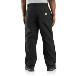 Carhartt Pants: Men's 104675 BLK Black Storm Defender Relaxed Fit Midweight Pant -Fashion Clothing Store 104675 blk avb ms22 b