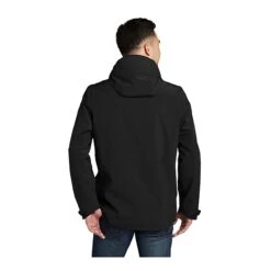 Eddie Bauer Jackets: Men's EB656 BSG Black Stone Grey WeatherEdge 3-in-1 Jacket -Fashion Clothing Store 10477 blackstormgy 2 eb656blackstormgymodelback 337wedit