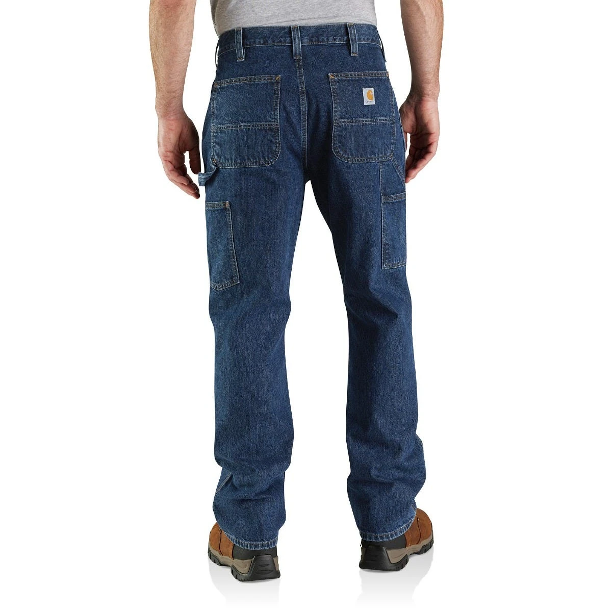 Carhartt Jeans: Men's 104944 H45 Canal Loose Fit Double Front Utility Logger Work Jean 2 Carhartt Jeans: Men's 104944 H45 Canal Loose Fit Double Front Utility Logger Work Jean - Image 2