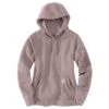 Carhartt Sweatshirts: Women's 105996 V61 Mink Relaxed Fit Long Sleeve Graphic Sweatshirt