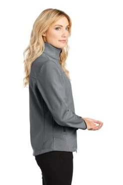 Port Authority Jackets: Women's L790 SMK Smoke Grey Chrome Glacier Soft Shell Jacket 6 Port Authority Jackets: Women's L790 SMK Smoke Grey Chrome Glacier Soft Shell Jacket -Fashion Clothing Store 2280 smkgychrm 3 l790smkgychrmmodelside1 337w