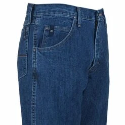 Wrangler 20X Jeans: Men's Vintage Blue 23MWX VB No. 23 Relaxed Fit Jeans -Fashion Clothing Store 23mwxvb 20xr 01