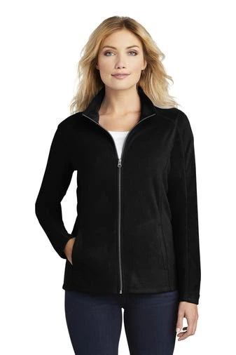 Port Authority Jackets: Women's L223 BLK Black Microfleece Jacket 1 Port Authority Jackets: Women's L223 BLK Black Microfleece Jacket