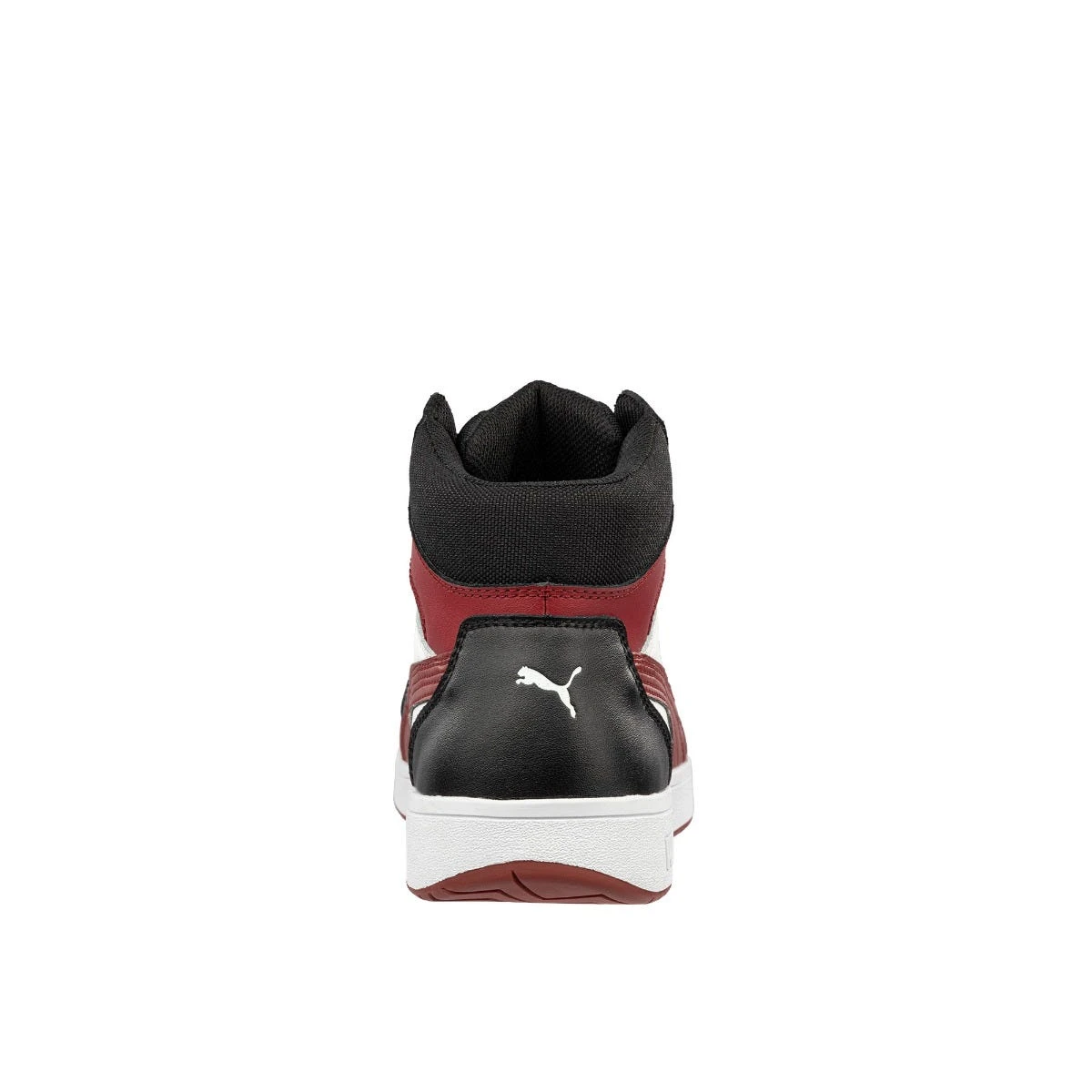 Puma Shoes: Men's 630055 Black White Red Composite Toe Mid EH Frontcourt Heritage Work Shoe 4 Puma Shoes: Men's 630055 Black White Red Composite Toe Mid EH Frontcourt Heritage Work Shoe - Image 4