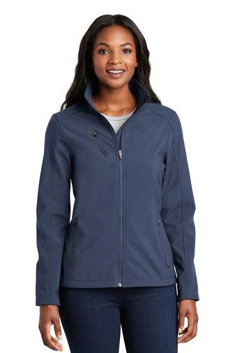 Port Authority Jackets: Women's L324 NVY Dress Blue Navy Welded Soft Shell Jacket 1 Port Authority Jackets: Women's L324 NVY Dress Blue Navy Welded Soft Shell Jacket