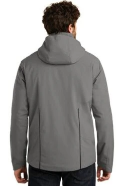 Eddie Bauer Jackets: Men's EB554 MG Metal Grey WeatherEdge Plus Insulated Jacket -Fashion Clothing Store 8328 metalgrey 2 eb554metalgreymodelback 337w