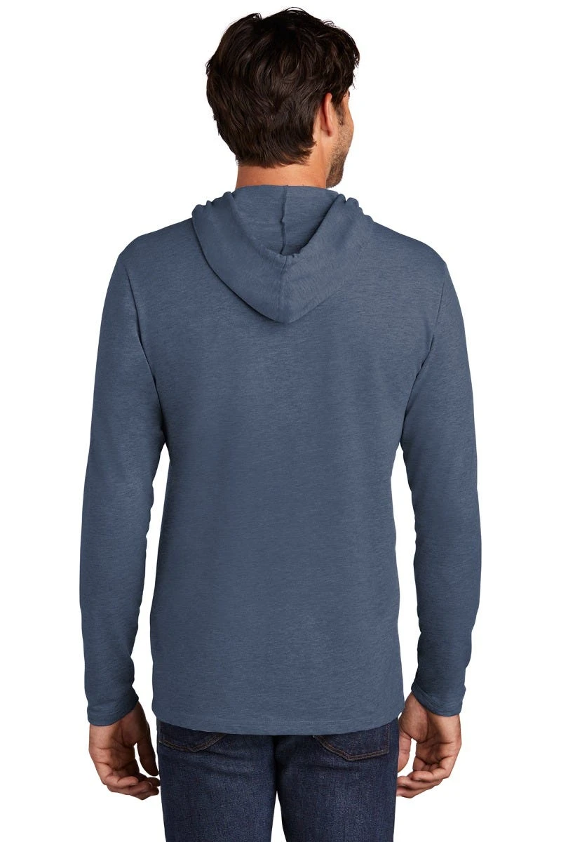 District Sweatshirts: Men's DT571 WI Washed Indigo Featherweight French Terry Hoodie 3 District Sweatshirts: Men's DT571 WI Washed Indigo Featherweight French Terry Hoodie - Image 3