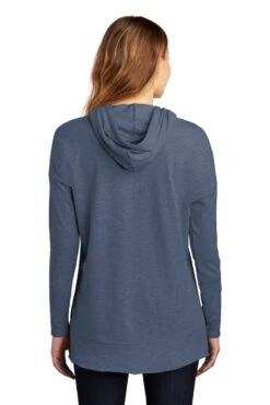 District Sweatshirts: Women's DT671 WI Washed Indigo Featherweight French Terry Hoodie 5 District Sweatshirts: Women's DT671 WI Washed Indigo Featherweight French Terry Hoodie -Fashion Clothing Store 9748 washedindigo 2 dt671washedindigomodelback 1200w