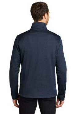 Port Authority Sweatshirts: Men's F248 DBNH Dress Blue Navy Heather Diamond 1/4 Zip Pull Over -Fashion Clothing Store 9820 dressblnyhe 2 f248dressblnyhemodelback 337w
