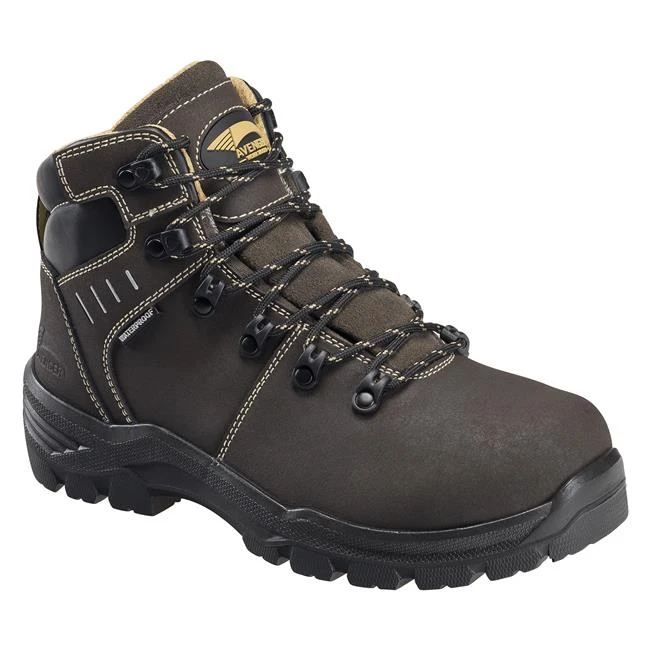 Avenger Boots: Women's A7452 6" Waterproof Carbon Toe Foundation Work Boots 2 Avenger Boots: Women's A7452 6" Waterproof Carbon Toe Foundation Work Boots - Image 2
