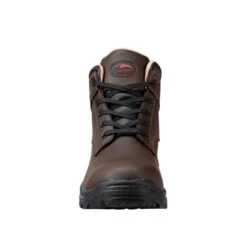 Avenger Boots: Men's A8001 Brown Steel Toe Builder EH Slip Resistant 6" Work Boot -Fashion Clothing Store a8001 2