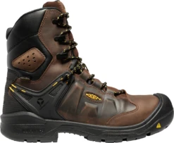 Keen Utility: Men's 1024222 Dark Earth Black Dover 8" Carbon Fiber Waterproof Work Boot