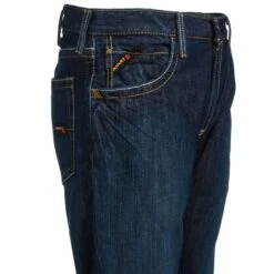 Ariat Jeans: Men's 10015166 Flame-Resistant M5 Slim Straight Leg Clay Work Jeans