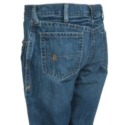 Ariat Jeans: Men's 10014449 Flame-Resistant M3 Flint Loose Fit Jeans -Fashion Clothing Store ariat fr 10014449 l 01