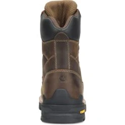 Carolina Boots: Men's CA7838 Brown Composite Toe 8" Contestor Waterproof Insulated Work Boot -Fashion Clothing Store ca7838 500xauto heeledit