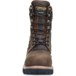 Carolina Boots: Men's CA7838 Brown Composite Toe 8" Contestor Waterproof Insulated Work Boot -Fashion Clothing Store ca7838 500xauto toeedit