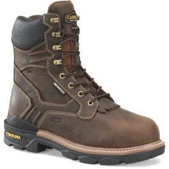 Carolina Boots: Men's CA7838 Brown Composite Toe 8" Contestor Waterproof Insulated Work Boot