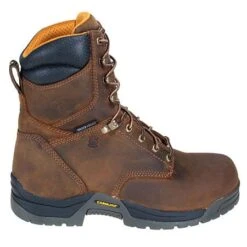 Carolina Boots: Men's Waterproof Brown CA8020 Slip-Resistant Work Boots -Fashion Clothing Store ca8020 carolinao 01