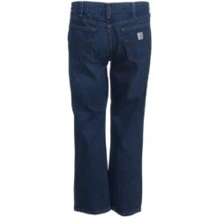 Carhartt Jeans: Men's 101483 968 Dark Blue Bedrock Relaxed Fit Holter Jeans -Fashion Clothing Store carhartt 101483 968 b 01