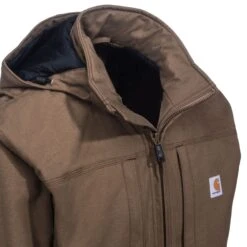 Carhartt Jackets: Men's Full Swing Cryder 102207 908 Brown Winter Jacket -Fashion Clothing Store carhartt 102207 908 cd 01