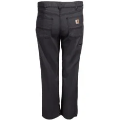 Carhartt Pants: Men's 102517 039 Gravel Grey Rugged Flex Rigby Five-Pocket Canvas Work Pants -Fashion Clothing Store carhartt 102517 039 b 01
