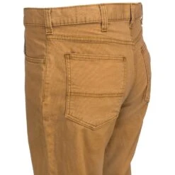Carhartt Pants: Men's 102517 918 Brown Hickory Rigby Rugged Flex Canvas Five-Pocket Pants -Fashion Clothing Store carhartt 102517 918 l 01