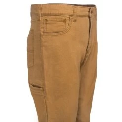 Carhartt Pants: Men's 102517 918 Brown Hickory Rigby Rugged Flex Canvas Five-Pocket Pants -Fashion Clothing Store carhartt 102517 918 r 01