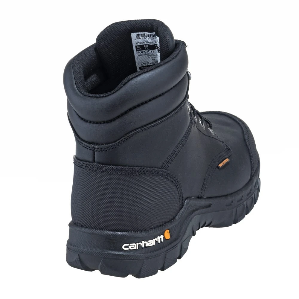 Carhartt Boots: Men's CMF6371 Black 6-Inch Waterproof Composite Toe Rugged Flex EH Boots 7 Carhartt Boots: Men's CMF6371 Black 6-Inch Waterproof Composite Toe Rugged Flex EH Boots - Image 7