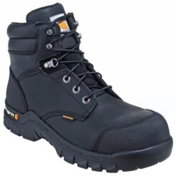 Carhartt Boots: Men's CMF6371 Black 6-Inch Waterproof Composite Toe Rugged Flex EH Boots 9 Carhartt Boots: Men's CMF6371 Black 6-Inch Waterproof Composite Toe Rugged Flex EH Boots -Fashion Clothing Store carhartt cmf 6371 p 01