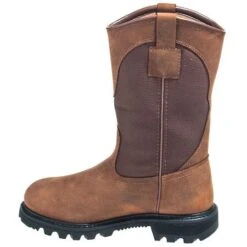 Carhartt Boots: Women's Waterproof CWP1150 Bison Leather EH Wellington Boots -Fashion Clothing Store carhartt footwear cmp1150 i 01