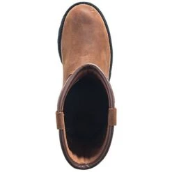 Carhartt Boots: Women's Waterproof CWP1150 Bison Leather EH Wellington Boots -Fashion Clothing Store carhartt footwear cmp1150 t 01