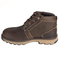 Caterpillar Shoes: Men's 90715 Steel Toe Parker ESD Dark Beige Chukka Work Shoes -Fashion Clothing Store cat 90715 i 01