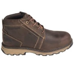 Caterpillar Shoes: Men's 90715 Steel Toe Parker ESD Dark Beige Chukka Work Shoes -Fashion Clothing Store cat 90715 o 01