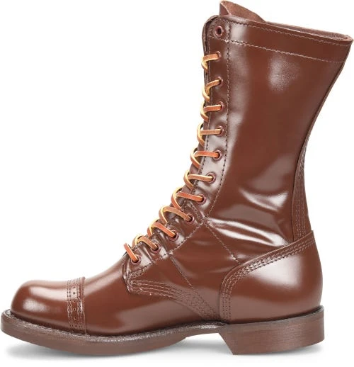 Corcoran Boots: Women's CV1516 Historic Brown 10" USA Made Jump Boot 3 Corcoran Boots: Women's CV1516 Historic Brown 10" USA Made Jump Boot - Image 3