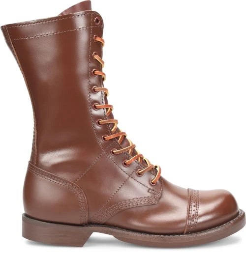 Corcoran Boots: Women's CV1516 Historic Brown 10" USA Made Jump Boot 2 Corcoran Boots: Women's CV1516 Historic Brown 10" USA Made Jump Boot - Image 2