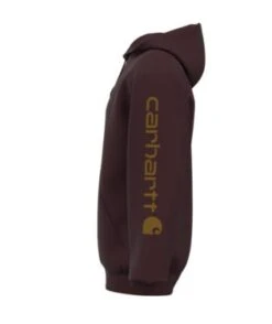 Carhartt Sweatshirts: Men's K288 PRT Port Midweight Hooded Logo Sweatshirt -Fashion Clothing Store detail k288 prt a 2