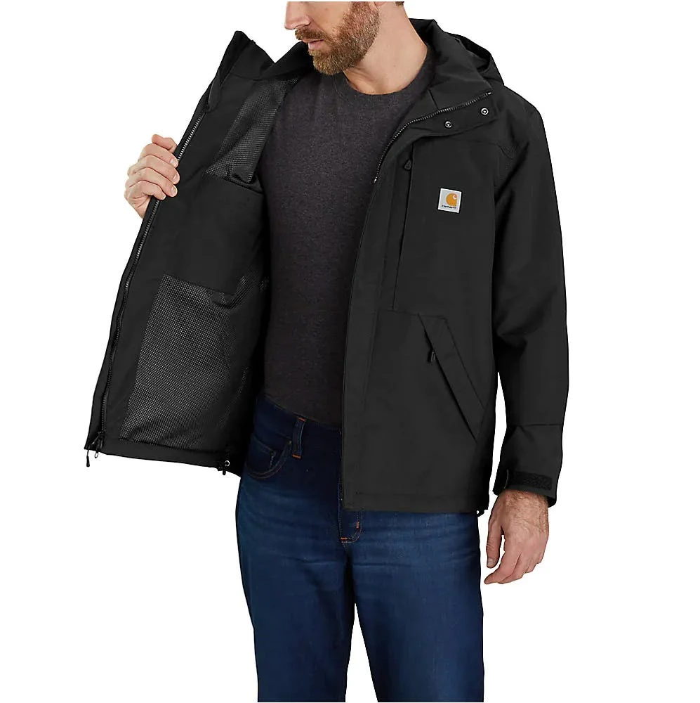 Carhartt Jackets: Men's 104670 BLK Black Storm Defender Loose Fit Heavyweight Jacket 3 Carhartt Jackets: Men's 104670 BLK Black Storm Defender Loose Fit Heavyweight Jacket - Image 3