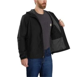 Carhartt Jacket: Men's 104671 N04 Black Rain Defender Relaxed Fit Lightweight Jacket -Fashion Clothing Store download 2022 05 10t153326.846