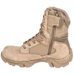 Bates Boots: Men's Tan EH 2276 Water-Resistant Composite Toe Military Boot -Fashion Clothing Store e02276st batesi 01 2