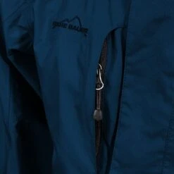Eddie Bauer Jackets: Men's EB550 RVB Blue Waterproof Hooded Rain Jacket -Fashion Clothing Store eddie bauer eb550 nvy pd 01 1