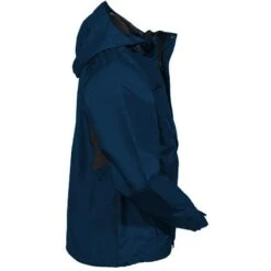 Eddie Bauer Jackets: Men's EB550 RVB Blue Waterproof Hooded Rain Jacket -Fashion Clothing Store eddie bauer eb550 nvy r 01 1