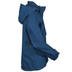 Eddie Bauer Jackets: Women's EB551 DPS Blue Waterproof Breathable Rain Jacket -Fashion Clothing Store eddie bauer eb551 blu r 01