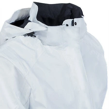 Eddie Bauer Jackets: Women's White EB551 WHT Waterproof Hooded Rain Jacket 2 Eddie Bauer Jackets: Women's White EB551 WHT Waterproof Hooded Rain Jacket - Image 2