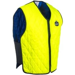 Ergodyne Vests: Unisex 6665 LM Lime Chill-Its Evaporative Cooling Vest -Fashion Clothing Store ergodyne 6665 lm r 01