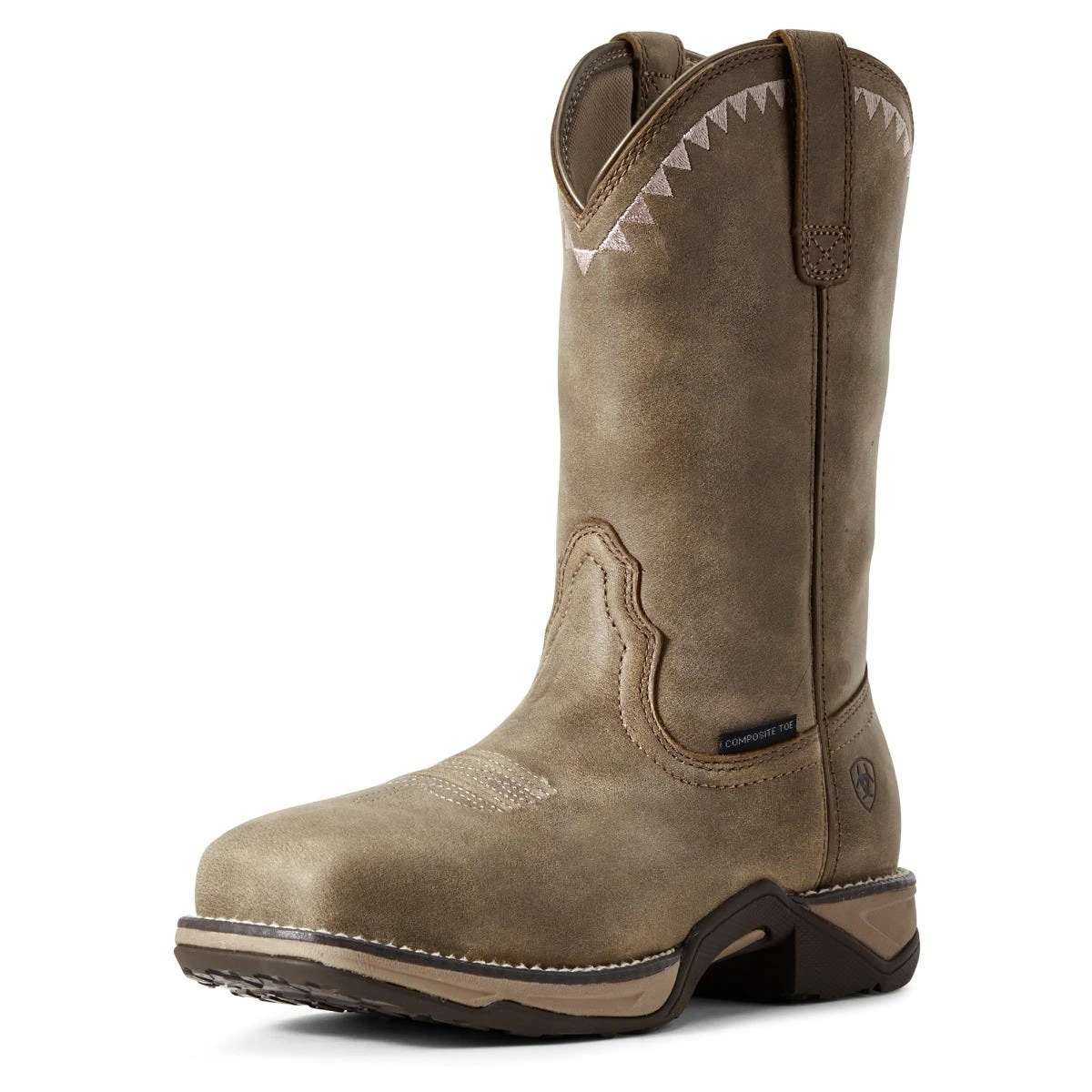 Ariat Boots: Women's 10029498 Brown Bomber Anthem Deco Composite Toe Work Boot 5 Ariat Boots: Women's 10029498 Brown Bomber Anthem Deco Composite Toe Work Boot - Image 5