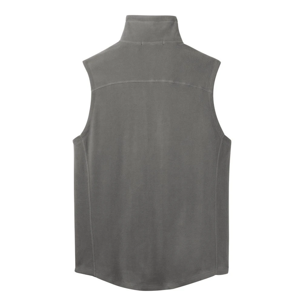 Port Authority Vest: Men's F226PG Pearl Grey Microfleece Vest 6 Port Authority Vest: Men's F226PG Pearl Grey Microfleece Vest - Image 6